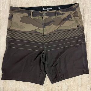 Goodfellow & Co Camouflage Striped Shorts
